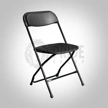 Chair – Poly Folding – Black
