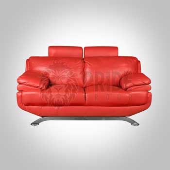 Love Seat – Cardinal – Leather – Red