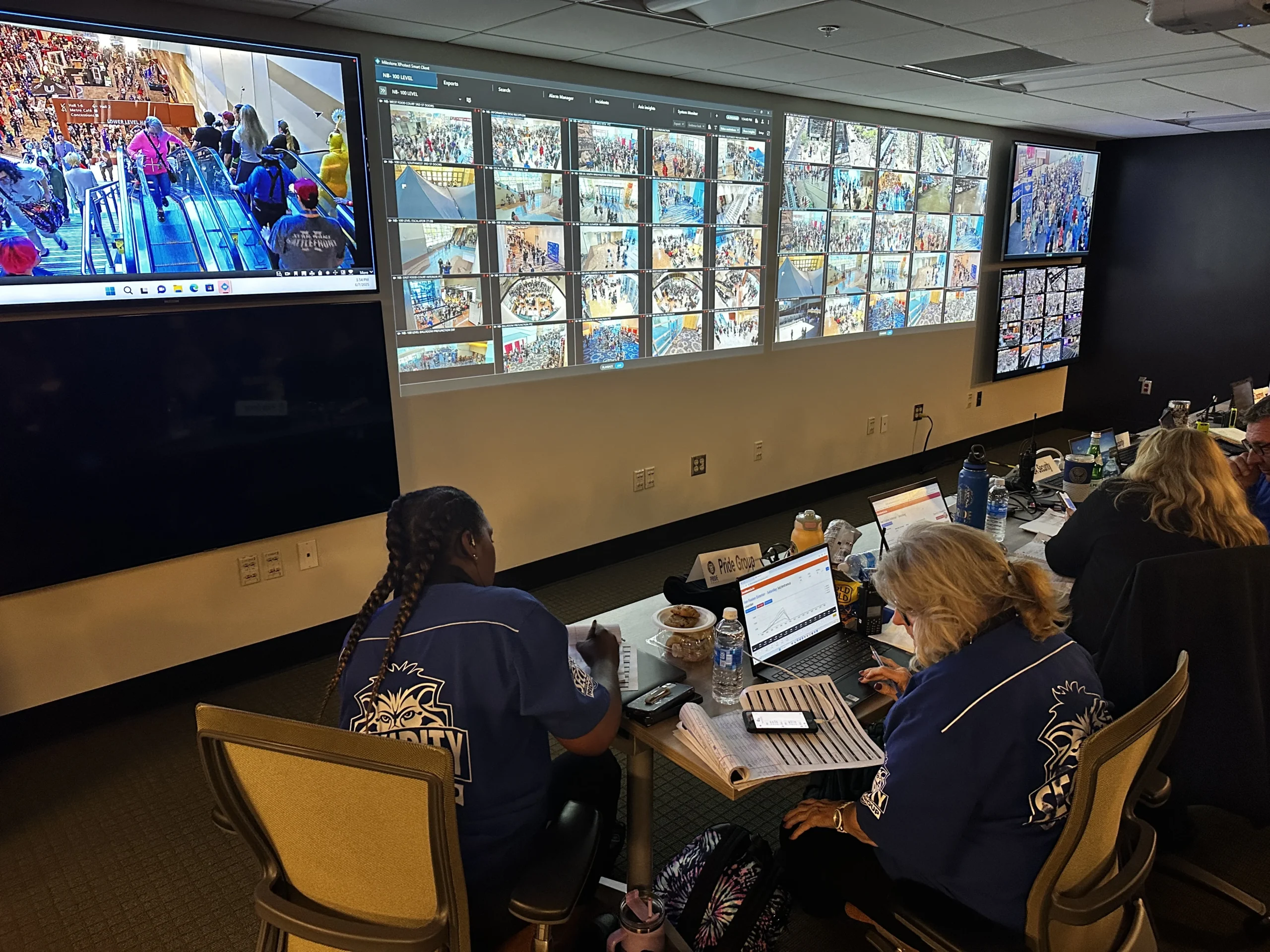 Incident command and surveillance monitoring